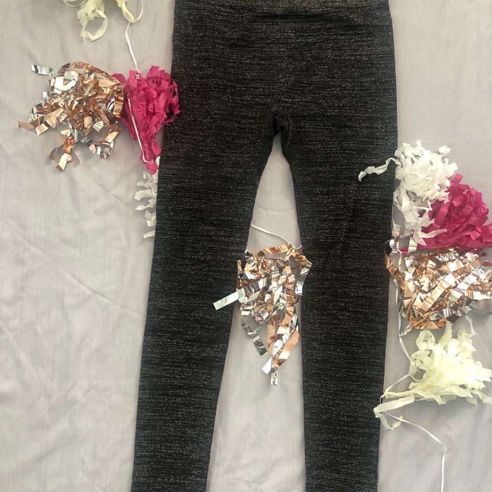 Black Sparkle Leggings